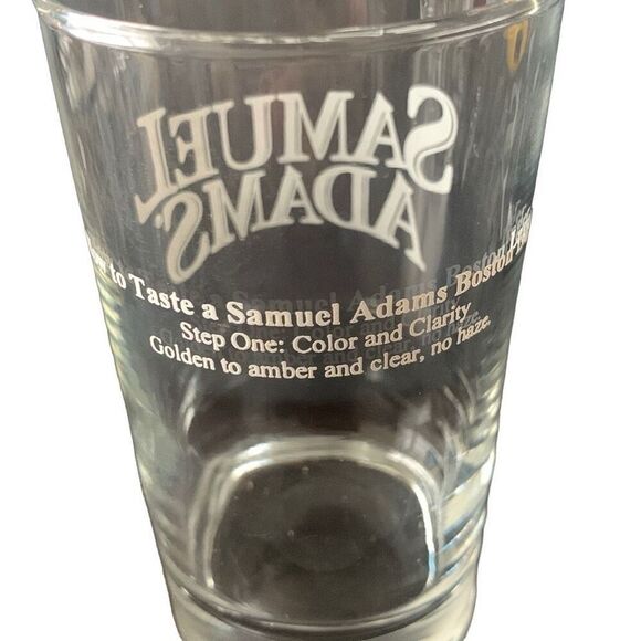 Pre Owned Samuel Sam Adams Beer Tasting Glass 7oz Step One Color and Clarity HTF - Picture 6 of 8